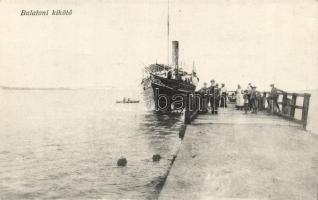 Balaton kikötő, gőzhajó (EK)