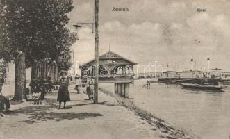 Zimony, quay (wet damage)