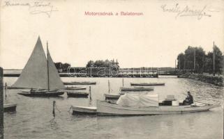 Balaton, motorcsónak