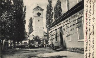 Brád, Református templom és iskola / church, school