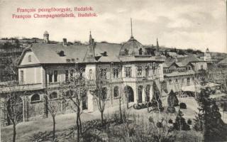 Budapest XXII. Budafok; Francois pezsgőborgyár (fa)