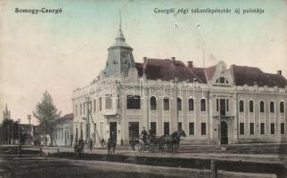 Csurgó, a régi takarékpénztár új palotája (lyuk / pinhole)