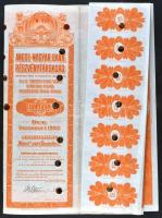 3db angol nyelvű részvény: "Angol-Magyar Bank Részvénytársaság" 1000$ + "Budapest Szé...