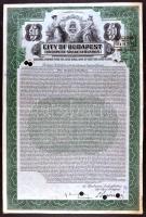 3db angol nyelvű részvény: "Angol-Magyar Bank Részvénytársaság" 1000$ + "Budapest Szé...