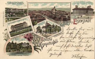 1898 Kismarton, Eisenstadt; litho