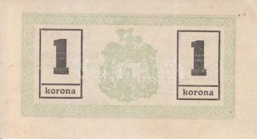 Miskolc 1919. 1K + Sopron 1919. 50f városi szükségpénz T:III