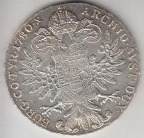 Ausztria 1780SF Tallér Ag "Mária Terézia" utánveret T:1-
Austria 1780SF Thaler Ag "Ma...