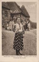 Gyalár román leány / Romanian girl, folklore (fl)