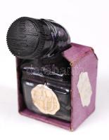 Sólyom töltő toll tartó üvegcse, 9×5 cm