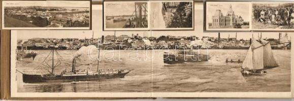 1920 Porto Alegre képeslap leporello füzet 9 képpel