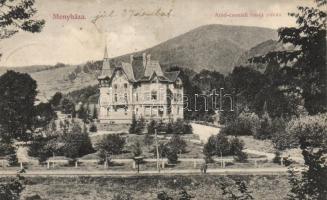 Menyháza Arad-csanádi vasúti palota / railway palace (gluemark) (EK)