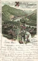 1897 Kyselka (Giesshübl Sauerbrunn bei Karlsbad), Mattoni, litho