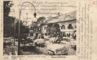 Dunaföldvár Nagy Imréné Stefánia mulató kertje