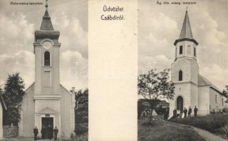 Csabdi református és evangélikus templom
