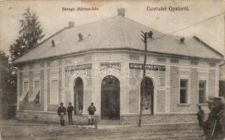 Gyalu Betegh Márton divat üzlete / fashion shop of Márton Betegh (fl)