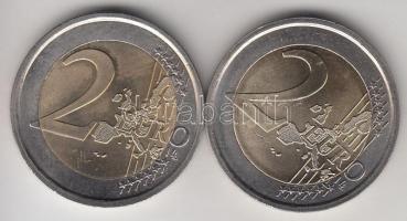 Olaszország 2005R. 2 "Európai Alkotmány" + 2006. 2 "Téli olimpia" T:1 Italy 2005R. 2 Euro "Constitution Europe" + 2006. 2 Euro "Torino Olympic games" C:UNC