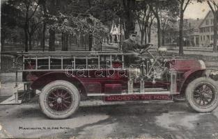 Manchester Fire Patrol, fireman, automobile (EK)