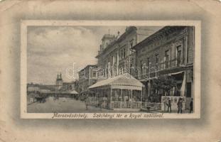 Marosvásárhely Széchényi tér, Royal szálló / square, hotel (EB)