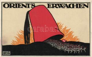 Orients erwachen / the Orient´s awaken, Künstler Kriegspostkarte No. 1. von J. C. König & Ebhardt s: Heinz Keune
