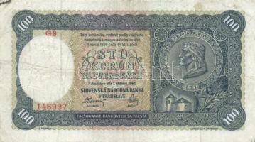 Szlovákia 1942. 20K + 1940. 50K + 1940. 100K T:III
Slovakia 1942. 20 Korun + 1940. 50 Korun + 1940. ...