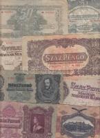 32db vegyes pengő bankjegy T:vegyes