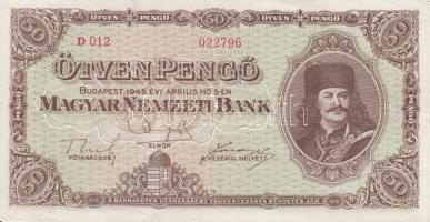 1913. 20K "1919. febr. - Zsombolyai Főszolgabíró" felülbélyegzéssel + 1945. 50P + 1912. 10...