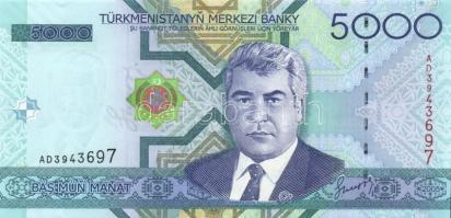 Türkmenisztán 2005. 500M + 5000M T:I,I-
Turkmenistan 2005. 500 Manat + 5000 Manat C:UNC,AU
