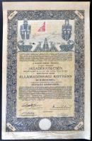 19db különféle magyar és külföldi részvény, közte Budapest 1914. A Magyar Korona Országai 6%-kal kam...