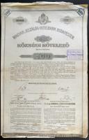 19db különféle magyar és külföldi részvény, közte Budapest 1914. A Magyar Korona Országai 6%-kal kam...