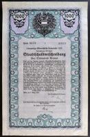 19db különféle magyar és külföldi részvény, közte Budapest 1914. A Magyar Korona Országai 6%-kal kam...