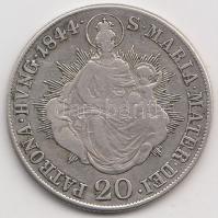 1844B 20Kr Ag "V. Ferdinánd" T:2-