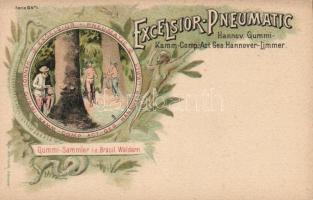 Excelsior-Pneumatic, Hannoversche Gummi-Kamm Comp., Brazil, Serie B No. 1. litho