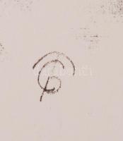 Molnár C. Pál (1894-1981): Jó reggelt, kis szériás ofszet-karton, jelzett, 29x21 cm