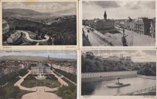 24 db háború előtti történelmi Magyarország városképes lap