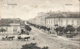 Békéscsaba, Vasút utca, Kádár József kereskedése (b)