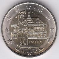 Németország 2010J 2E "Bréma" T:1
Germany 2010J 2 Euro "Bremen" C:UNC