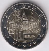 Németország 2010G 2E "Bréma" T:1
Germany 2010G 2 Euro "Bremen" C:UNC