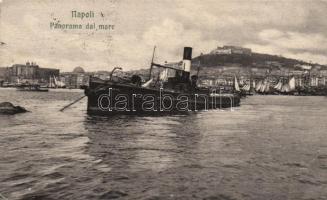Naples, Napoli; steam ship (Rb)