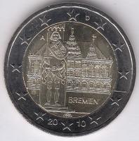 Németország 2010A 2E "Bréma" T:1
Germany 2010A 2 Euro "Bremen" C:UNC