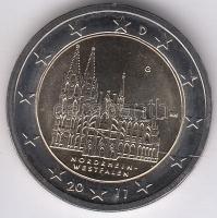 Németország 2011G 2E "Észak-Rajna–Vesztfália" T:1
Germany 2011G 2 Euro "Nor...
