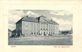 Gyula, Katolikus Főgimnázium