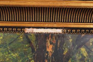 Otto Altenkirch nyomat enyhén sérült dekoratív fa keretben, 73×83 cm