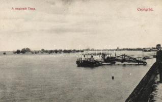 Csongrád, a megáradt Tisza