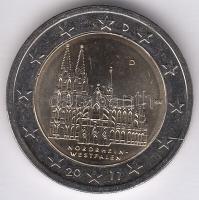 Németország 2011D 2E "Észak-Rajna–Vesztfália" T:1-
Germany 2011D 2 Euro "No...