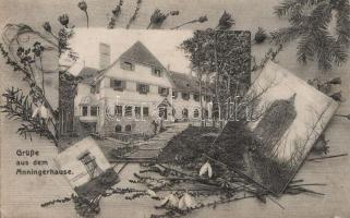 Anningerhaus tourist house, tower, floral (EK)