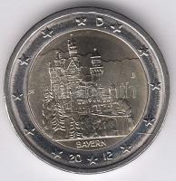 Németország 2012J 2E "Bajorország" T:1
Germany 2012J 2 Euro "Bayern" C:UNC