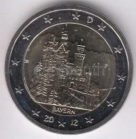 Németország 2012F 2E "Bajorország" T:1
Germany 2012F 2 Euro "Bayern" C:UNC