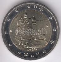 Németország 2012G 2E "Bajorország" T:1
Germany 2012G 2 Euro "Bayern" C:UNC
