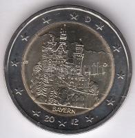 Németország 2012D 2E "Bajorország" T:1
Germany 2012D 2 Euro "Bayern" C:UNC