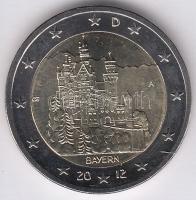 Németország 2012A 2E "Bajorország" T:1
Germany 2012A 2 Euro "Bayern" C:UNC